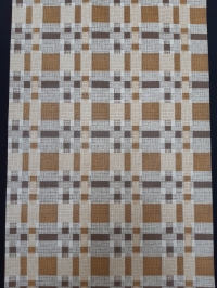 Bruin vintage geometrisch behang
