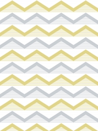 LAVMI behang Hills grijs en geel zigzag lijn horizontaal