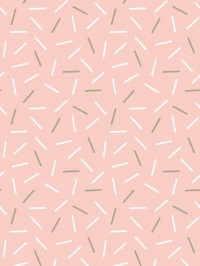 witte en grijze streepjes op een roze achtergrond