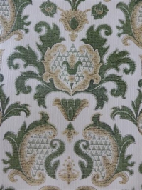 groen medaillon behang