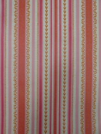 oranje roze geometrisch vintage behang