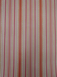 oranje roze geometrisch vintage behang