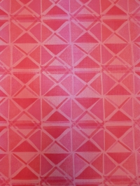 rood roze driehoekjes in blokjes