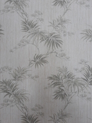 Vintage behang met varens