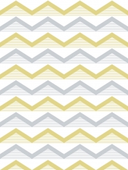 LAVMI behang Hills grijs en geel zigzag lijn horizontaal