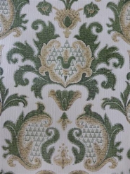 groen medaillon behang