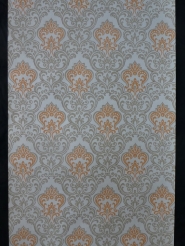 oranje grijs medaillon vintage behang
