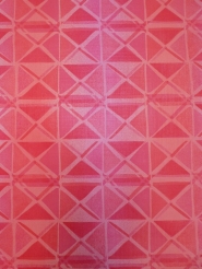 rood roze driehoekjes in blokjes